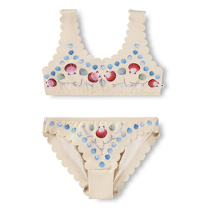 Molo - Nolina Coquillages Recycled Fiber Swimsuit | Nude
