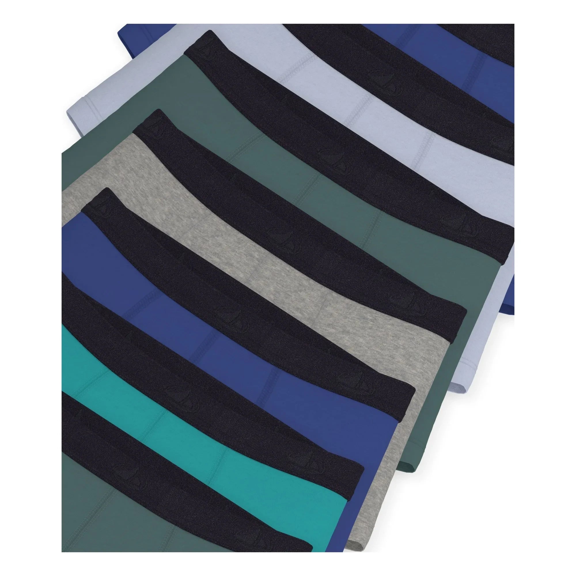Petit Bateau - 7'li Organik Pamuklu Unisex Boxer Paketi | Mavi