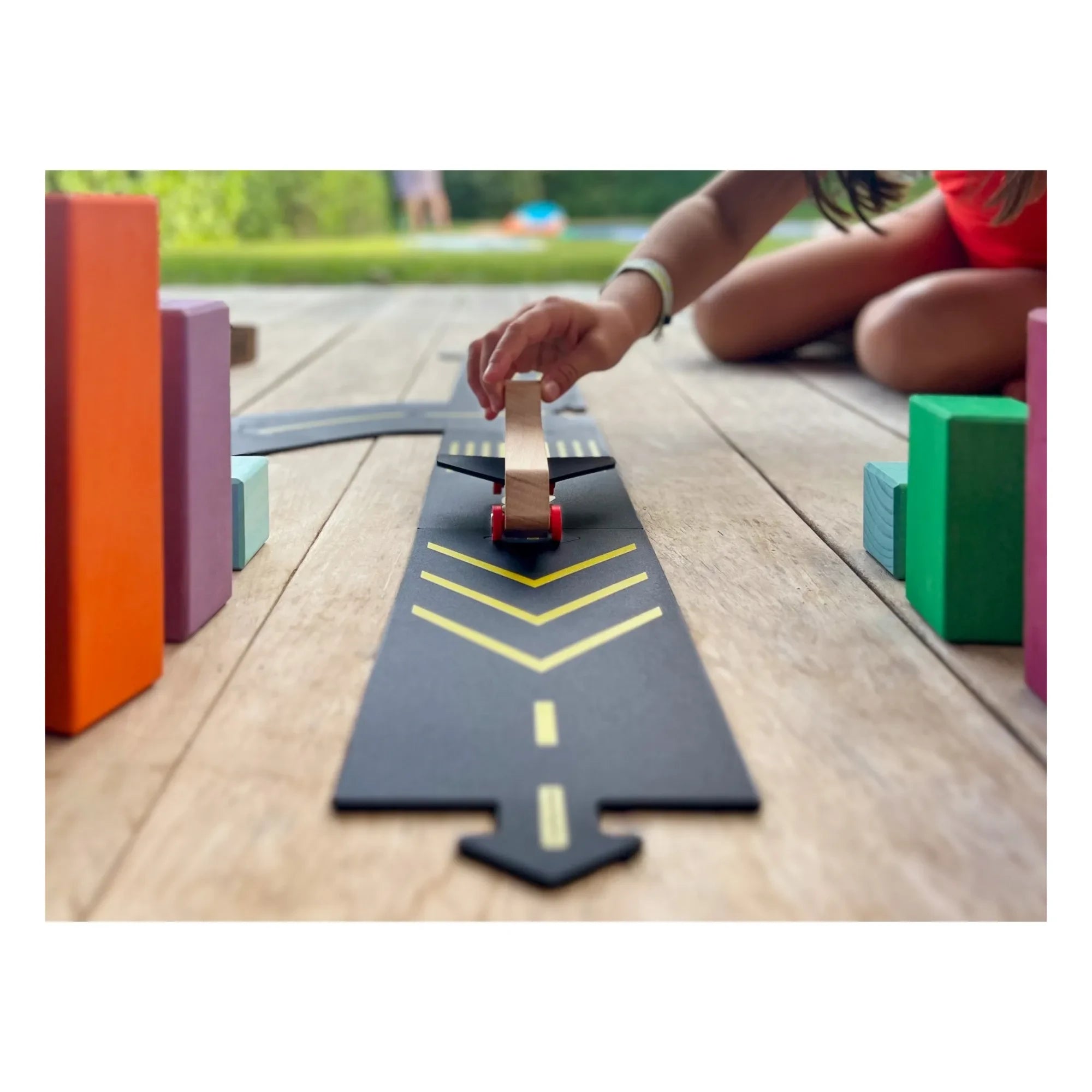 Waytoplay - 1 uçaklı pistli havaalanı parkuru - 8 parça