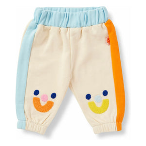 Halcyon Nights - Colorblock Smile Jogger | Krem