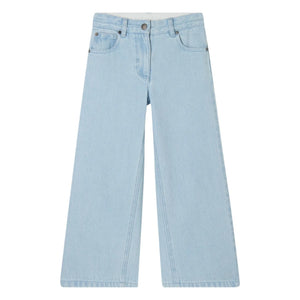 Stella McCartney Kids - Organik Pamuk Flare Jean | Açık Mavi