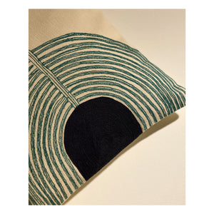 Maison Sarah Lavoine - Kissen Mirage bestickt | Sarah Blue