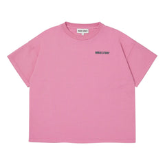 Main Story - Oversize organic cotton T-shirt | Pink