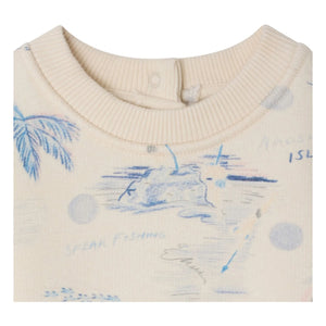 Bonpoint - Dady Ile organik pamuk sweatshirt | Ecru