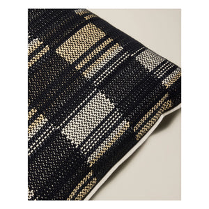 Maison Sarah Lavoine - Damier yastık | Siyah