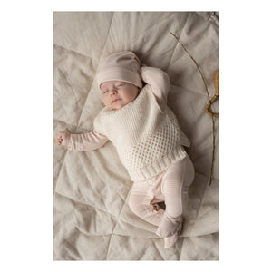 1+ in the family - Kristine Strampler aus Bio-Baumwolle | Nude