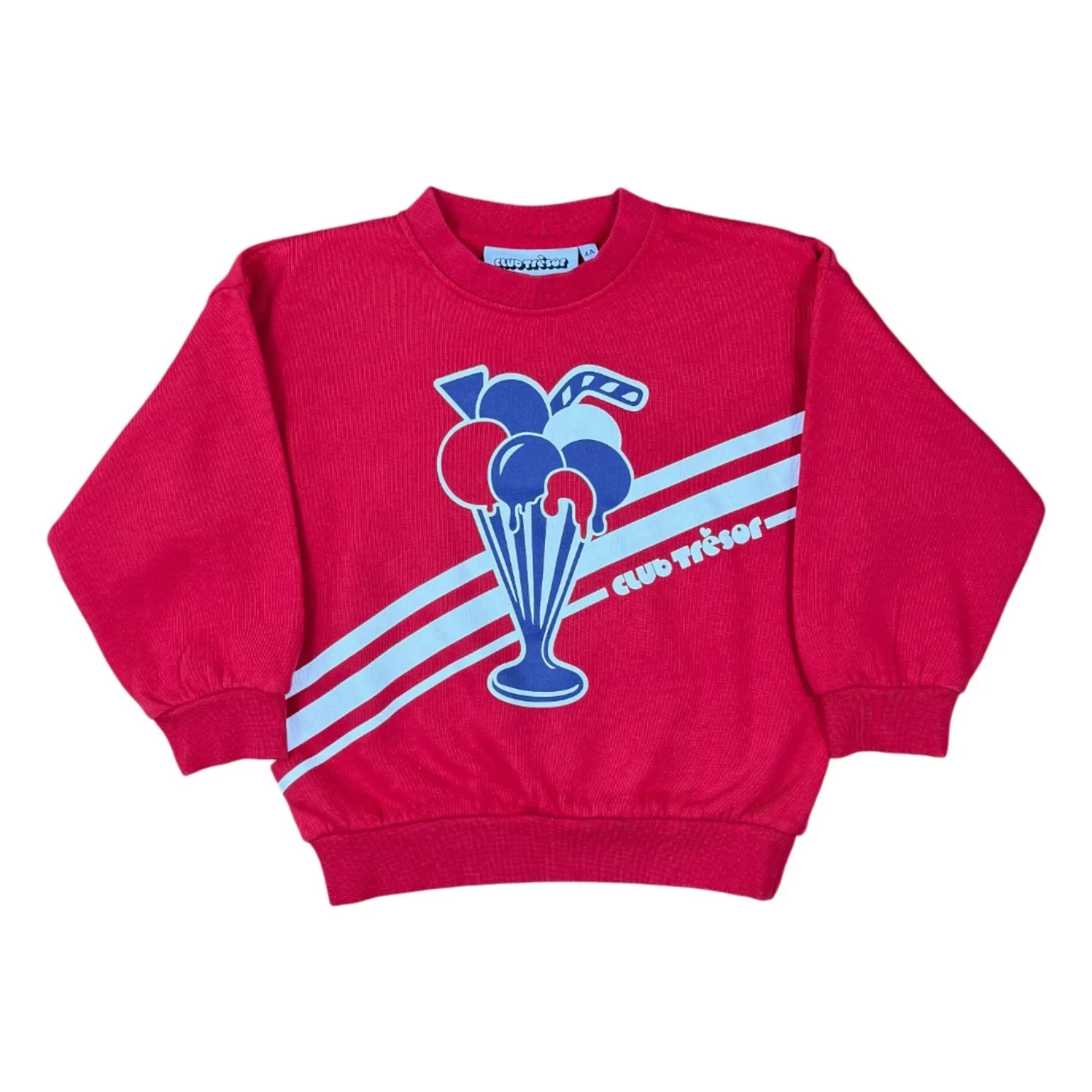 Club Trésor - Sweat Ice Cream | Ahududu Kırmızısı