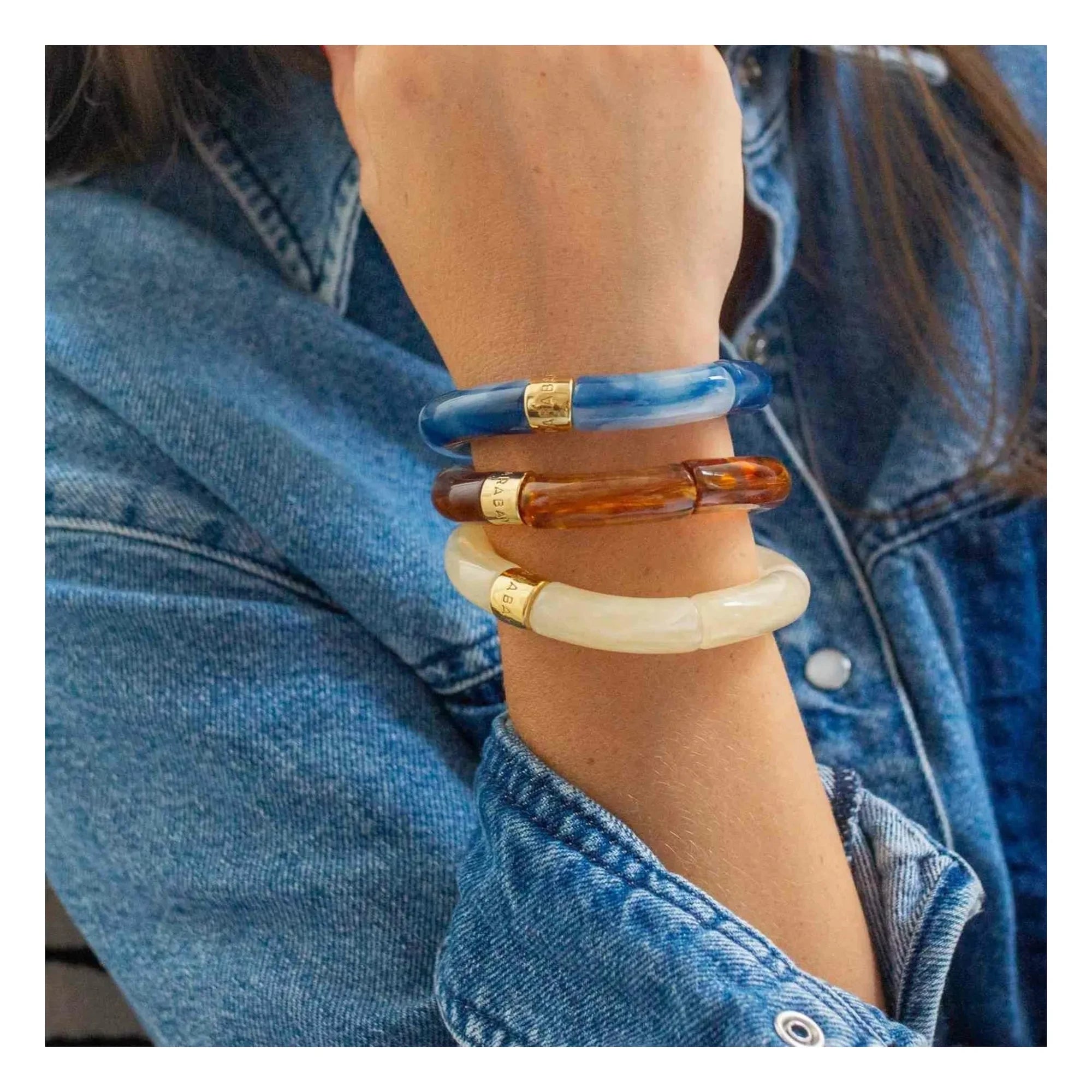 Parabaya - Igarape 3 Armbänder | Dunkelrot