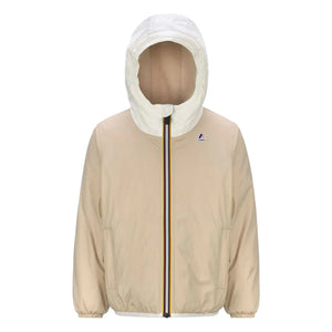 K-way - Le Vrai 3.0 Claude Orsetto Waterproof Lined Jacket | Ecru