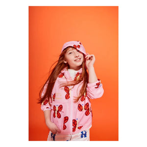 Wynken - Butterflies Waterproof Jacket | Pink