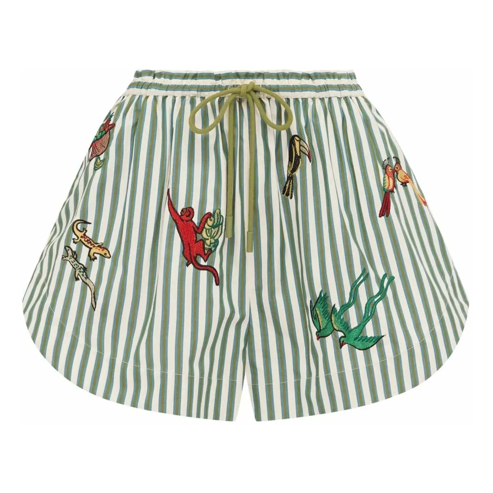 Alémais - Bisou Shorts aus Bio-Baumwolle | Grün