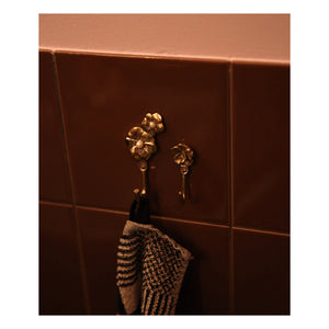 Doing Goods - Maisie Flower Hanger Hook | Brass
