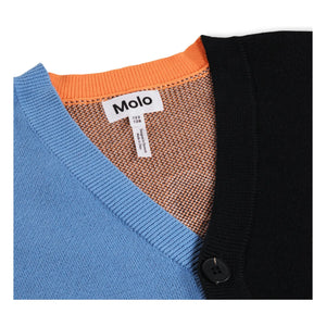 Molo - Burt Basketball Bio-Baumwoll-Cardigan | Schwarz