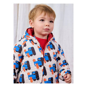 Bobo Choses - Wende-Baby-Regenmantel aus recycelten Fasern | Blau