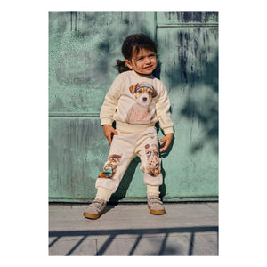 Molo - Jogger Simeon Cats Organik Pamuk | Beyaz