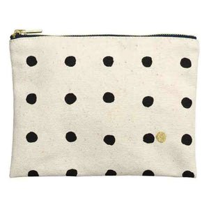 La cerise sur le gâteau - Mio Organic Cotton Polka Dot Bags | Ecru