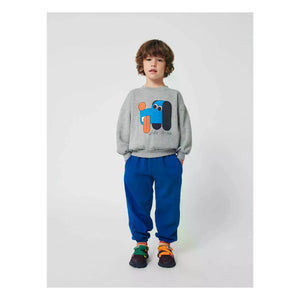 Bobo Choses - Sweatshirt Hund Bio-Baumwolle | Graumeliert