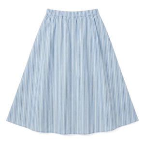 Finger in the nose - Striped Lina Skirt | Steel