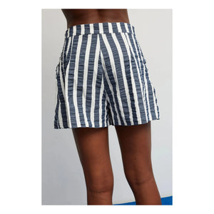 Dr Bloom - Star Striped Shorts | Dark Blue