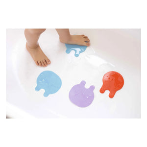 Quut - Grippi Bath Mats - 8-Piece Set | Coral
