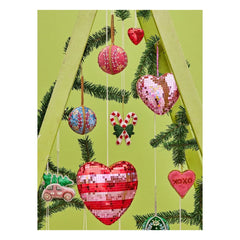 Rice - Kalp fasetli top | Pembe