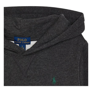 Ralph Lauren – Kapuzenpullover mit Logo | Dunkelgrau
