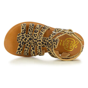 Pom d'Api - Plagette Gladiator Sandaletler | Leopar