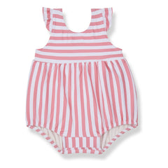 1+ in the family - Lloseta Striped Swimsuit | Powder Pink