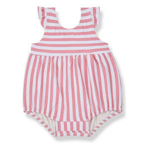 1+ in the family - Lloseta Striped Swimsuit | Powder Pink