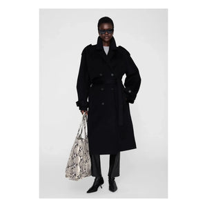 Anine Bing - Léo Python Tote Bag | Grau