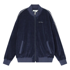 Cos I Said So - Velvet Organic Cotton Jacket | Navy Blue