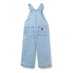 Wheat - Denim Marley Organik Pamuk Salopetler | Açık Mavi