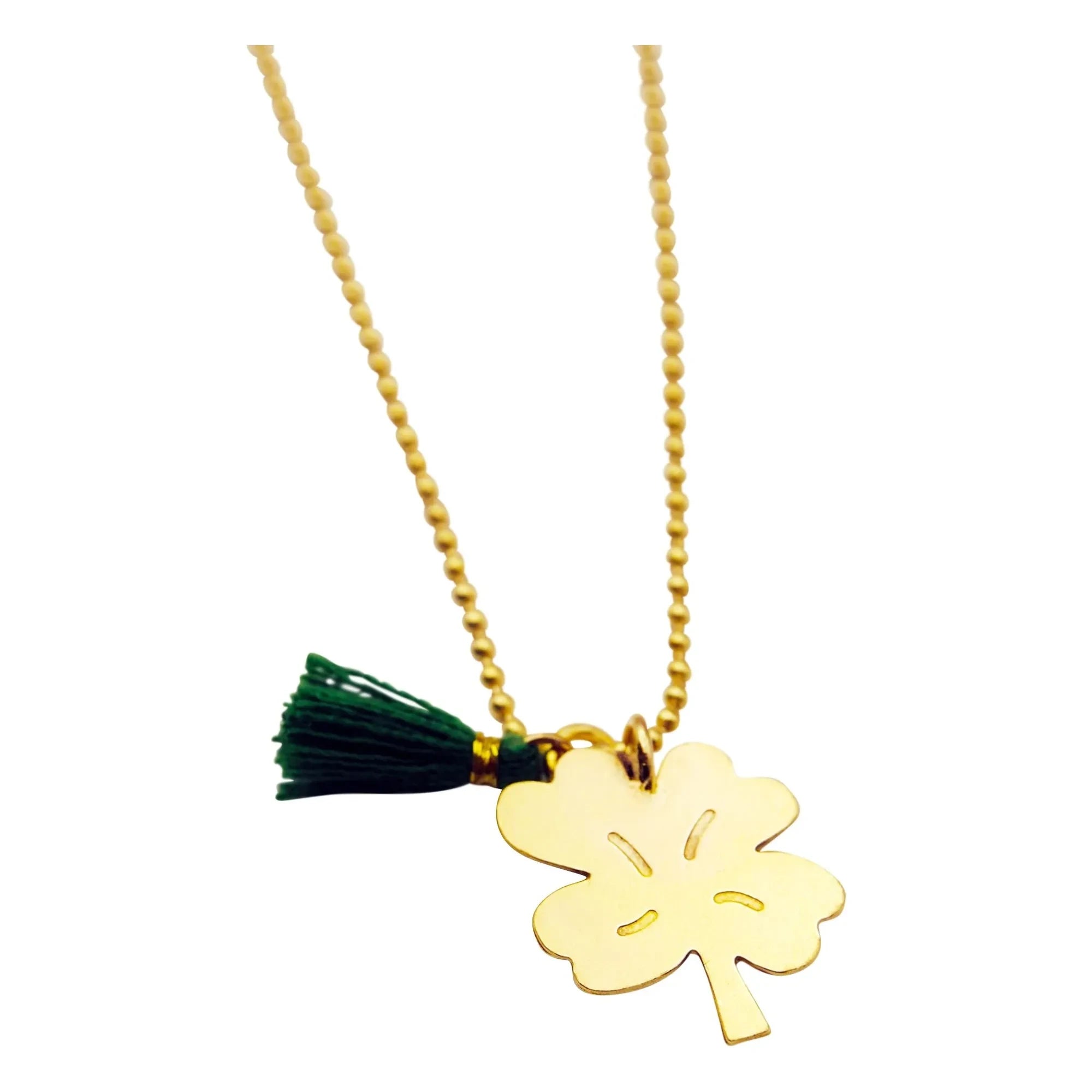Adorabili - Kleeblatt-Halskette | Gold