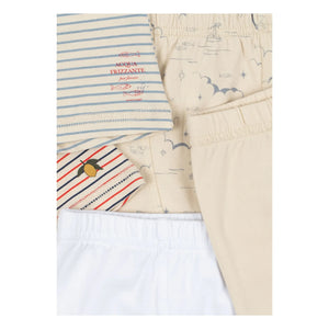 Konges Sløjd - 5-Pack Striped Organic Cotton Boxer Briefs | Beige