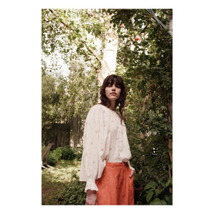 Emile et Ida - Dounia Bio-Baumwollbluse | Creme