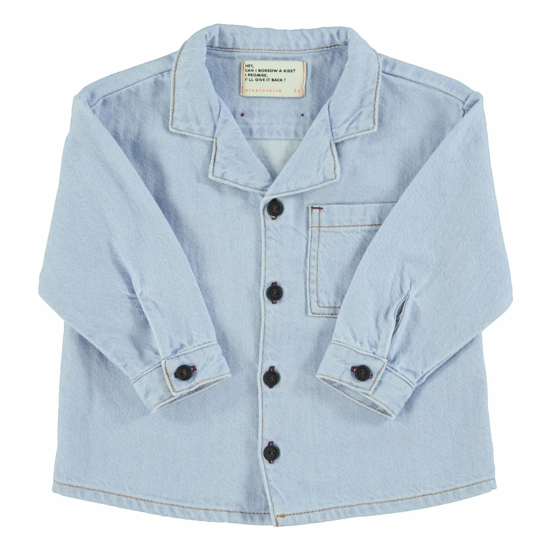 Piupiuchick - Jean gömlek | Açık Mavi