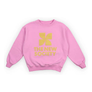 the new society - TNS Logo Sweatshirt | Rosa