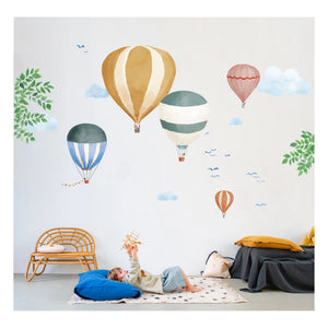 MIMI'lou - Watercolor Hot Air Balloon Sticker