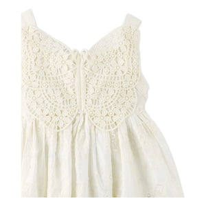 Gingersnaps - Gabrielle Embroidered Dress | White