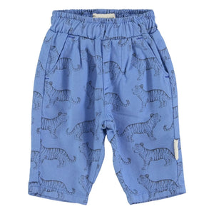 Piupiuchick - Tiger organic cotton pants | Blue