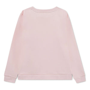 Lacoste - Organik pamuk logolu sweatshirt | Soluk Pembe
