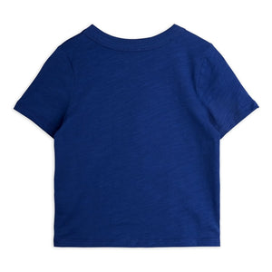 Mini Rodini - Planète Bio-Baumwoll-T-Shirt | Blau
