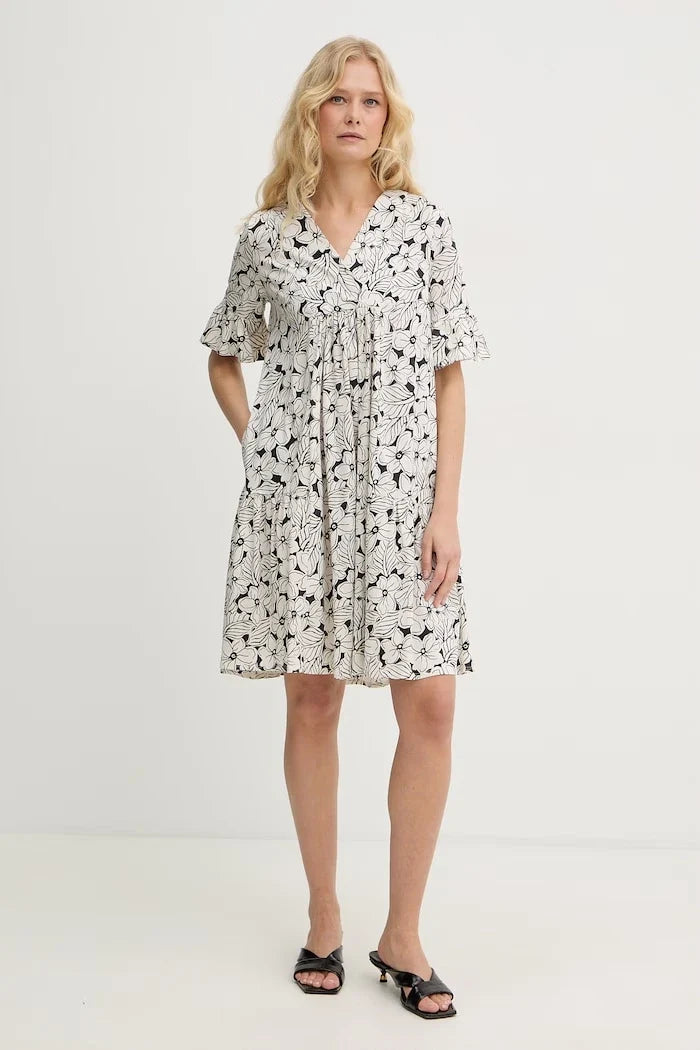 Pamuklu elbise Weekend Max Mara FUOCO