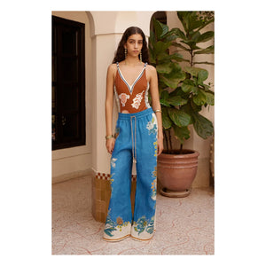 Alémais - Soleil D'Amour Geri Dönüştürülmüş Elyaflardan 1 Parça Mayo | Kiremit