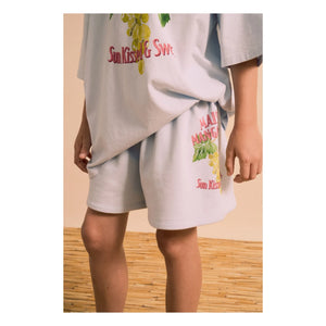 Maison Mangostan – Trauben-T-Shirt | Hellblau