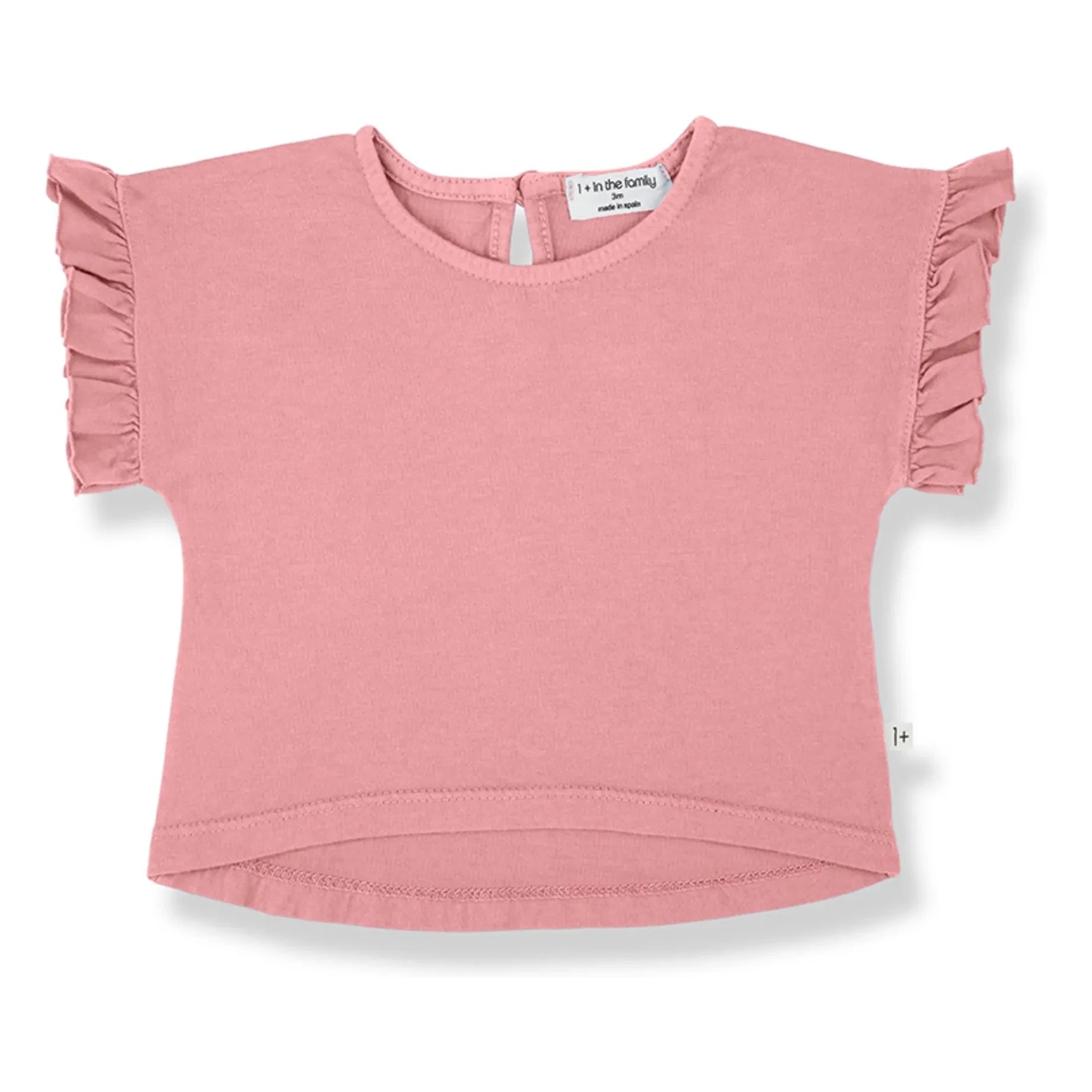 1+ in the family - Volants Campanet T-Shirt | Dust Pink