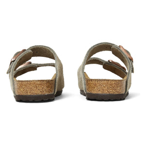 BIRKENSTOCK - Arizona Süet Sandaletler | Koyu bej kahverengi