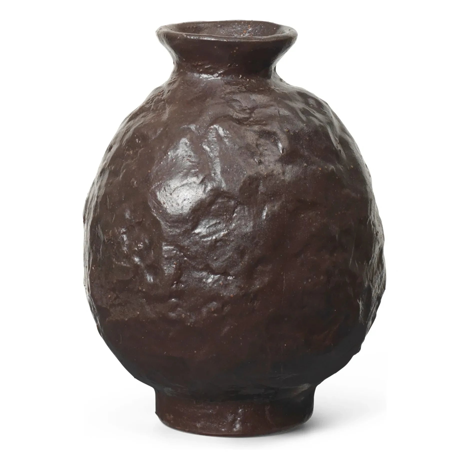 Ferm Living - Doro Terrakotta-Vase | Braun