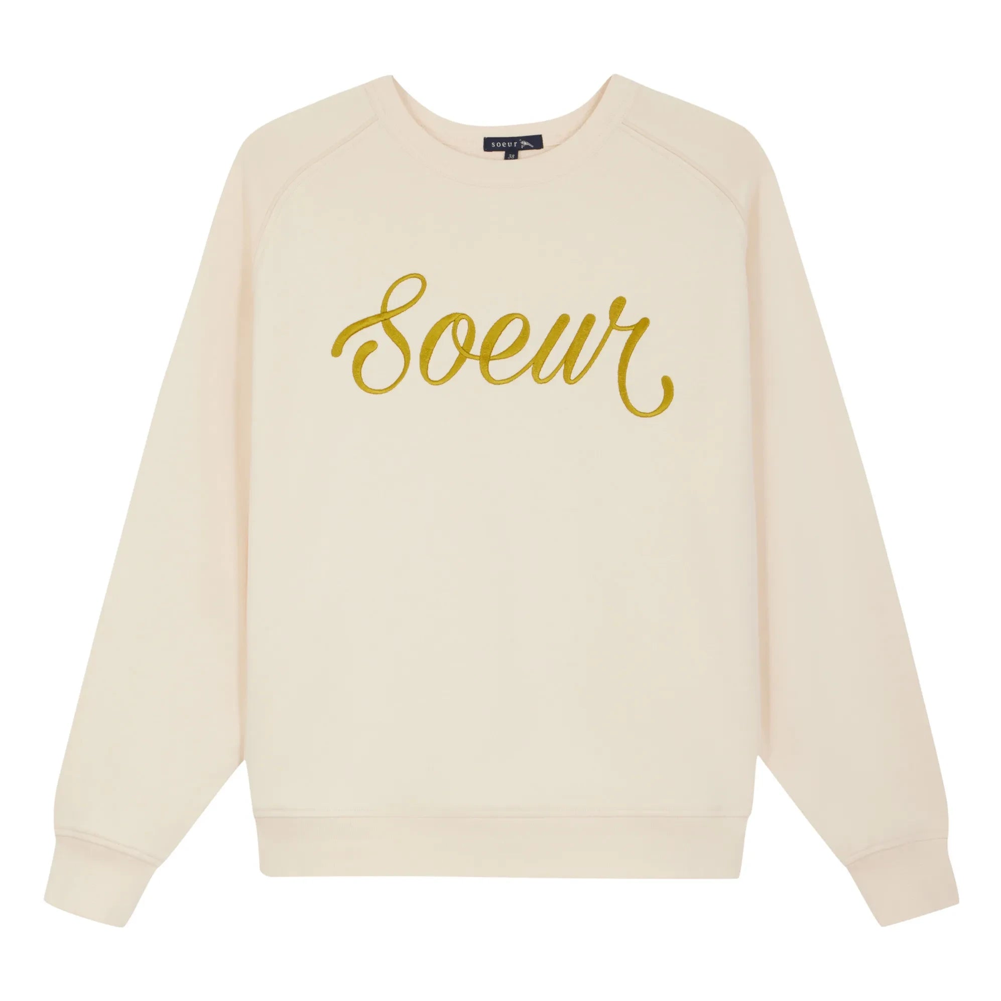 Soeur - Thibault Organic Cotton Sweatshirt | Ecru