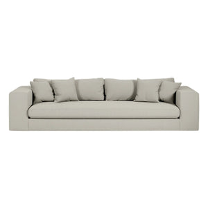 Panac Edition - Bellechasse 3 kişilik kanepe, pamuk ve keten - 245 cm | Perle